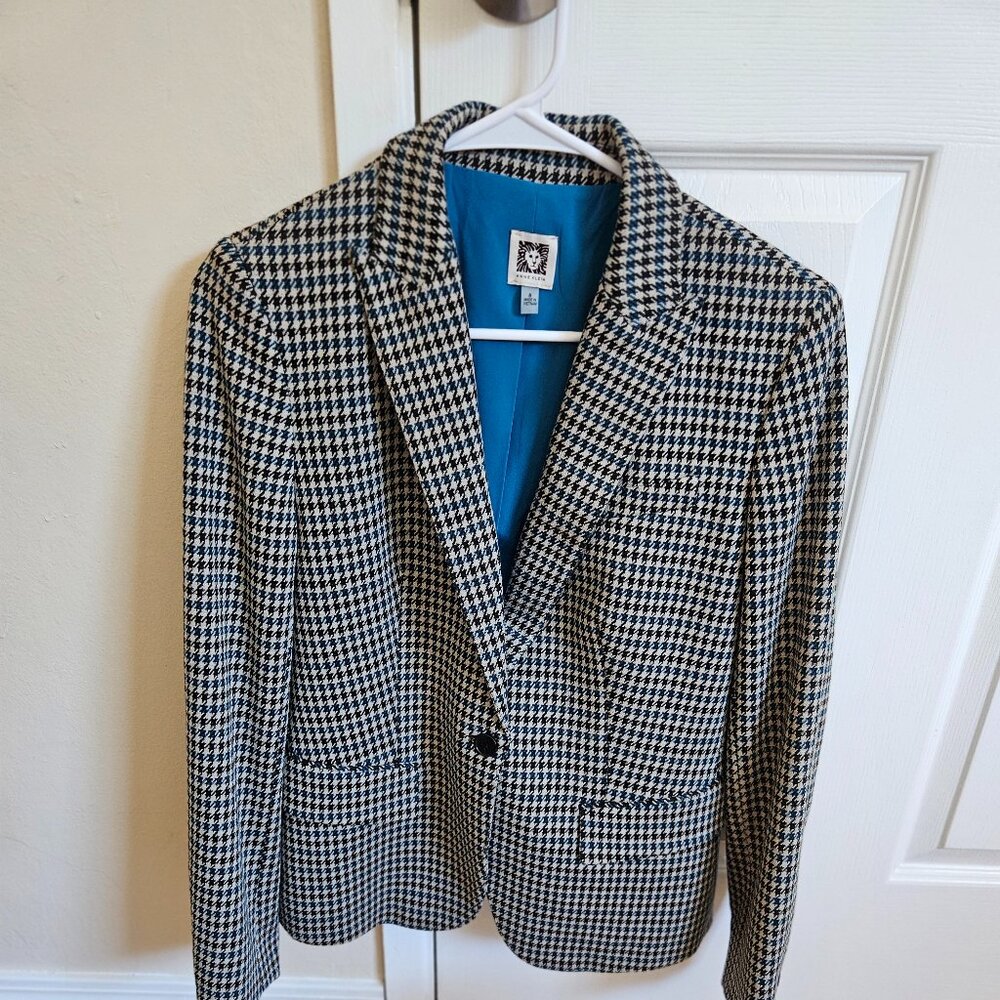 Anne Klein Herringbone Blazer